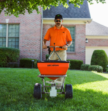 Organic lawn shop care service